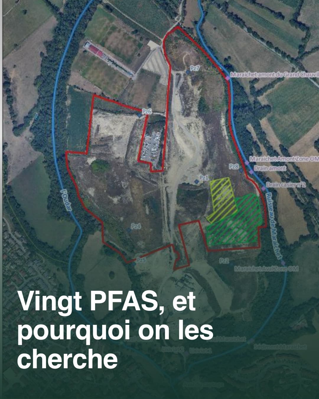 Vingt PFAS, et pourquoi on les cherche