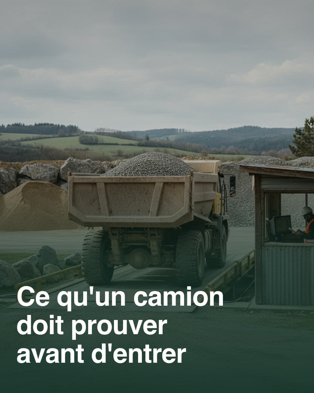 Ce qu'un camion doit prouver avant d'entrer